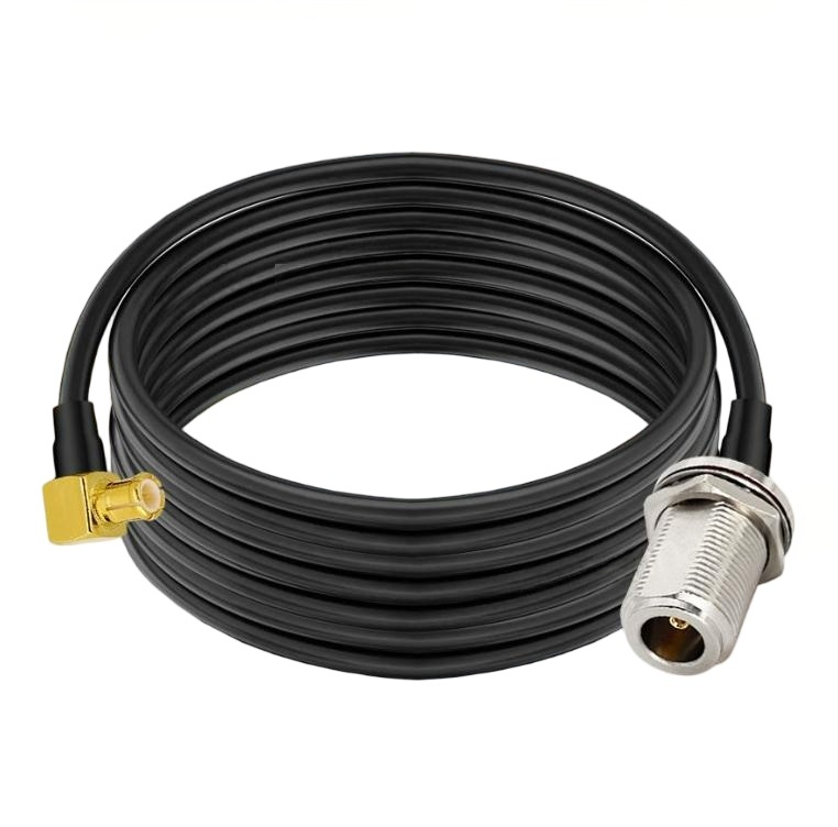 N母头穿墙安装和MCX公头接LMR195电缆组件